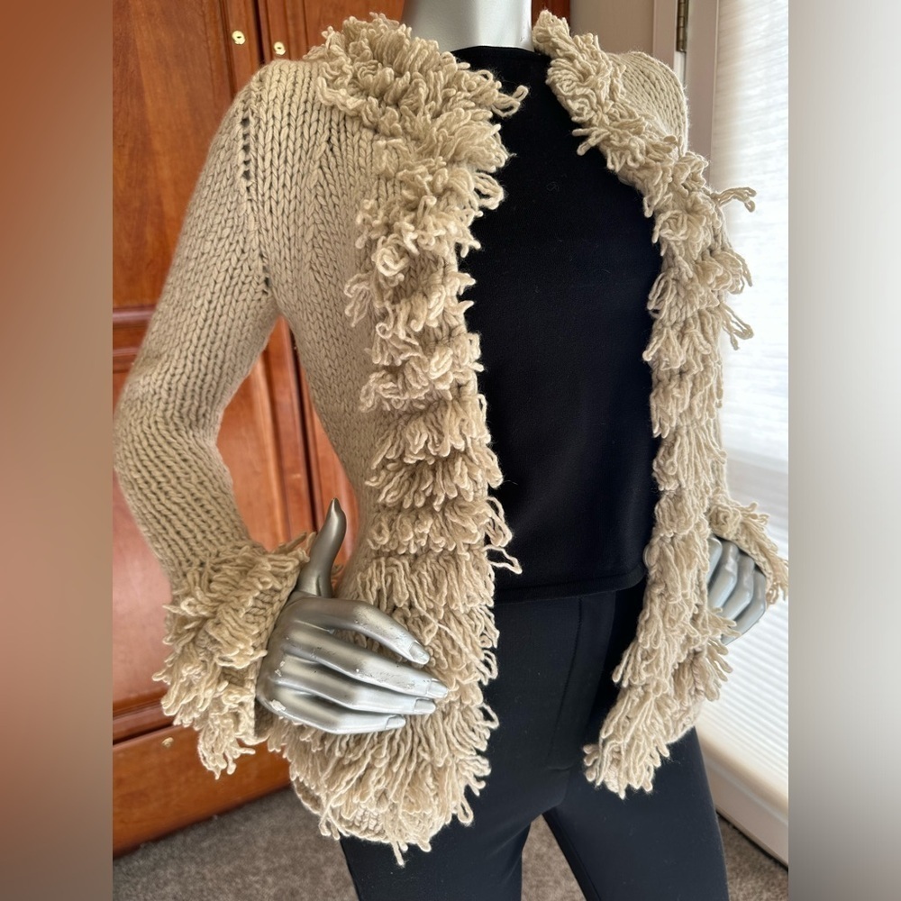 Hillary Rohde Scotland Hand Knitted Cashmere Sweater, S - Picture 3 of 9